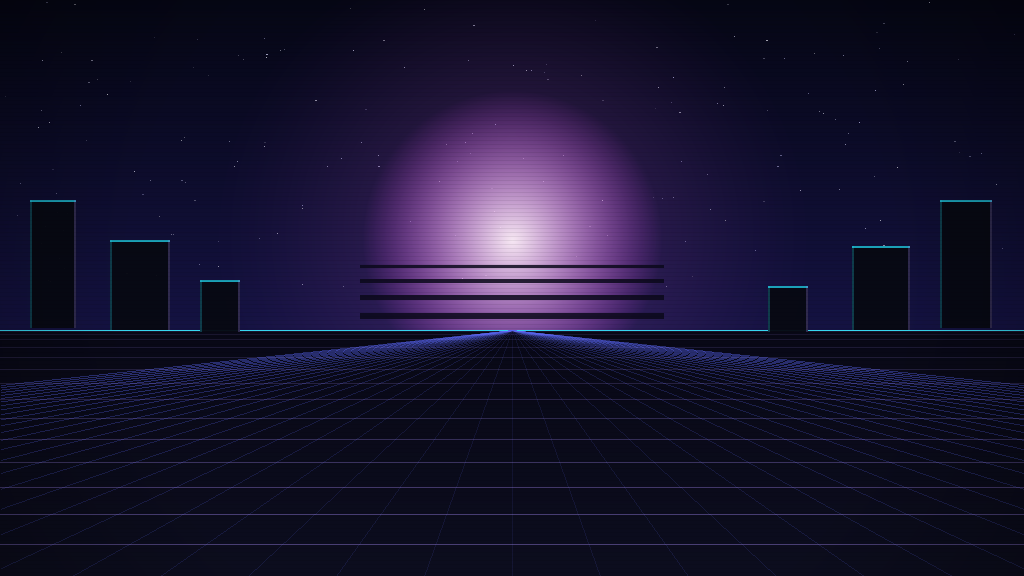 Neon Frontier title art